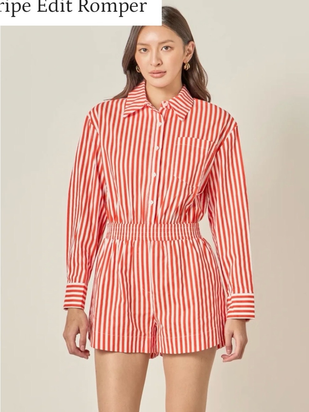 The Stripe Edit Romper